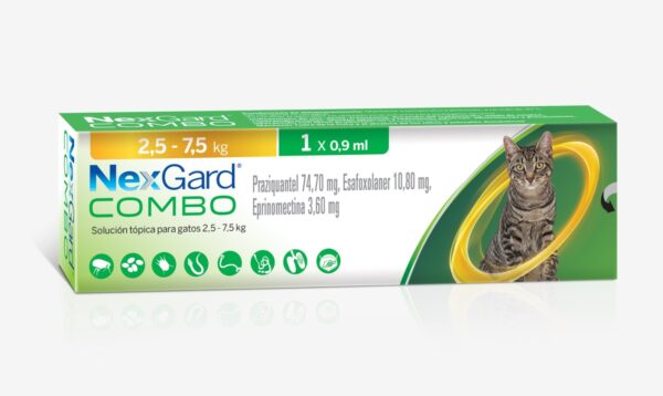 Nexgard Combo Antiparasitario Int/Ext 2.5 hasta 7.5 kg