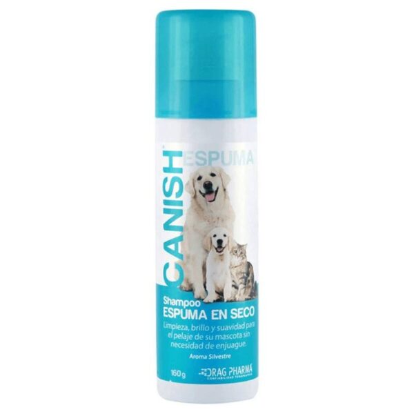 CANISH ESPUMA EN SECO PERRO Y GATOS - Shampoo
