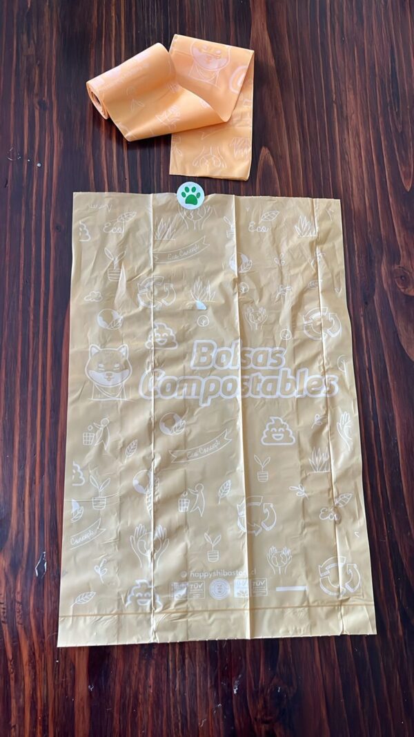 240 Bolsas Heces Perro Compostable Biodegradable Organica A Base Maiz - Imagen 7
